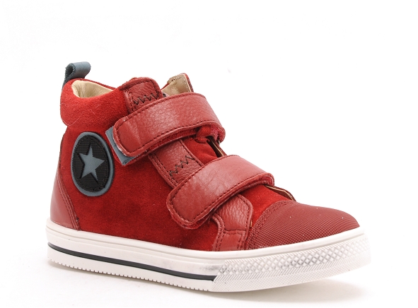 Acebos boots bottine enfant 5634 rouge