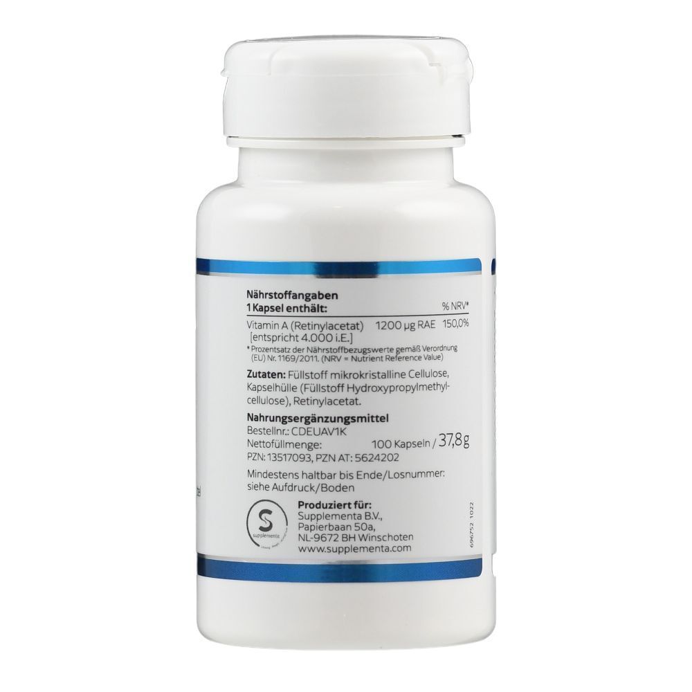 Vitamin A 4000 I.U. Kapseln