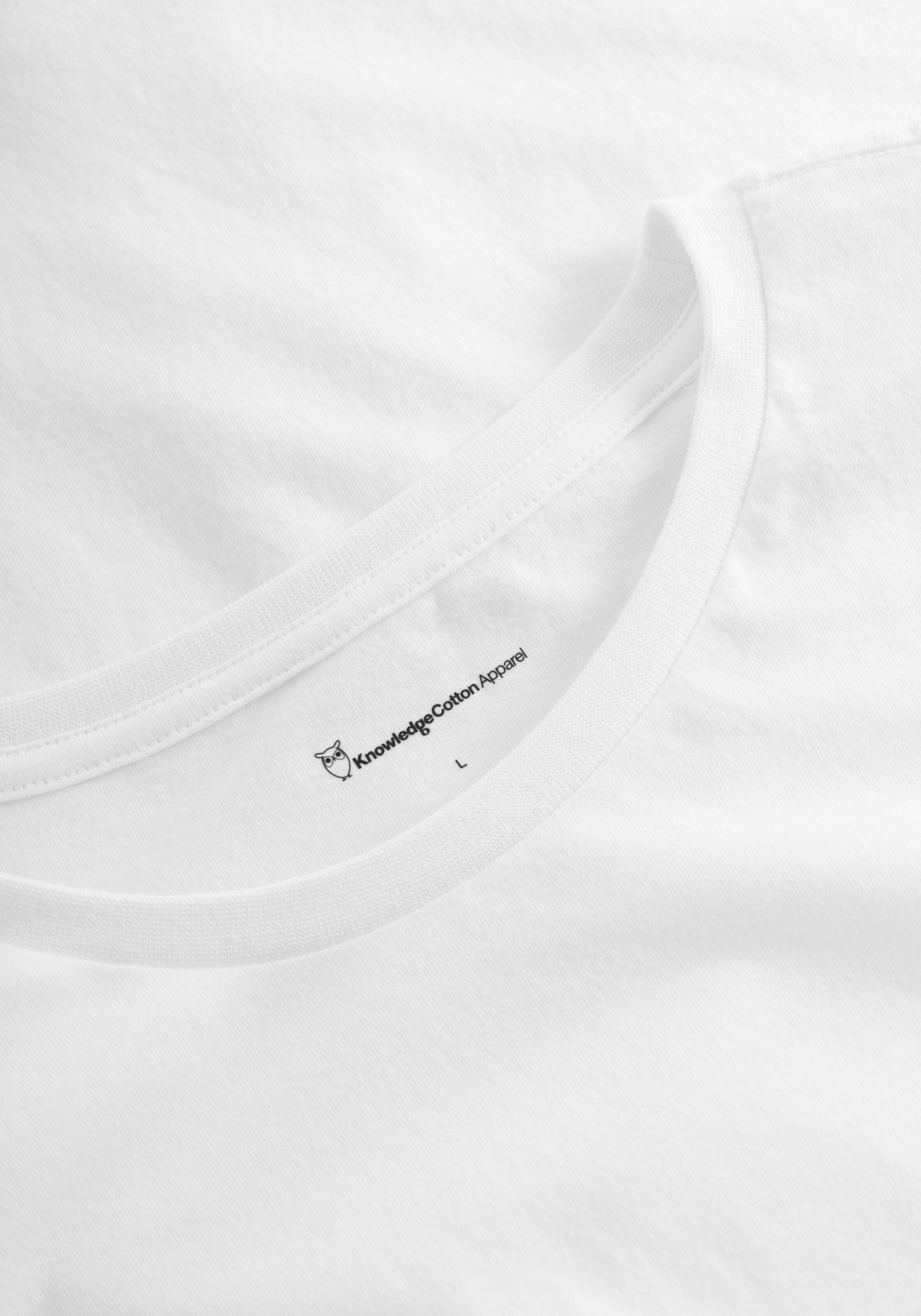 Knowledge Cotton Apparel T-Shirt Basic Tee Bright White
