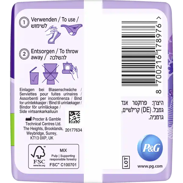 Discreet Inkontinenz Small Plus