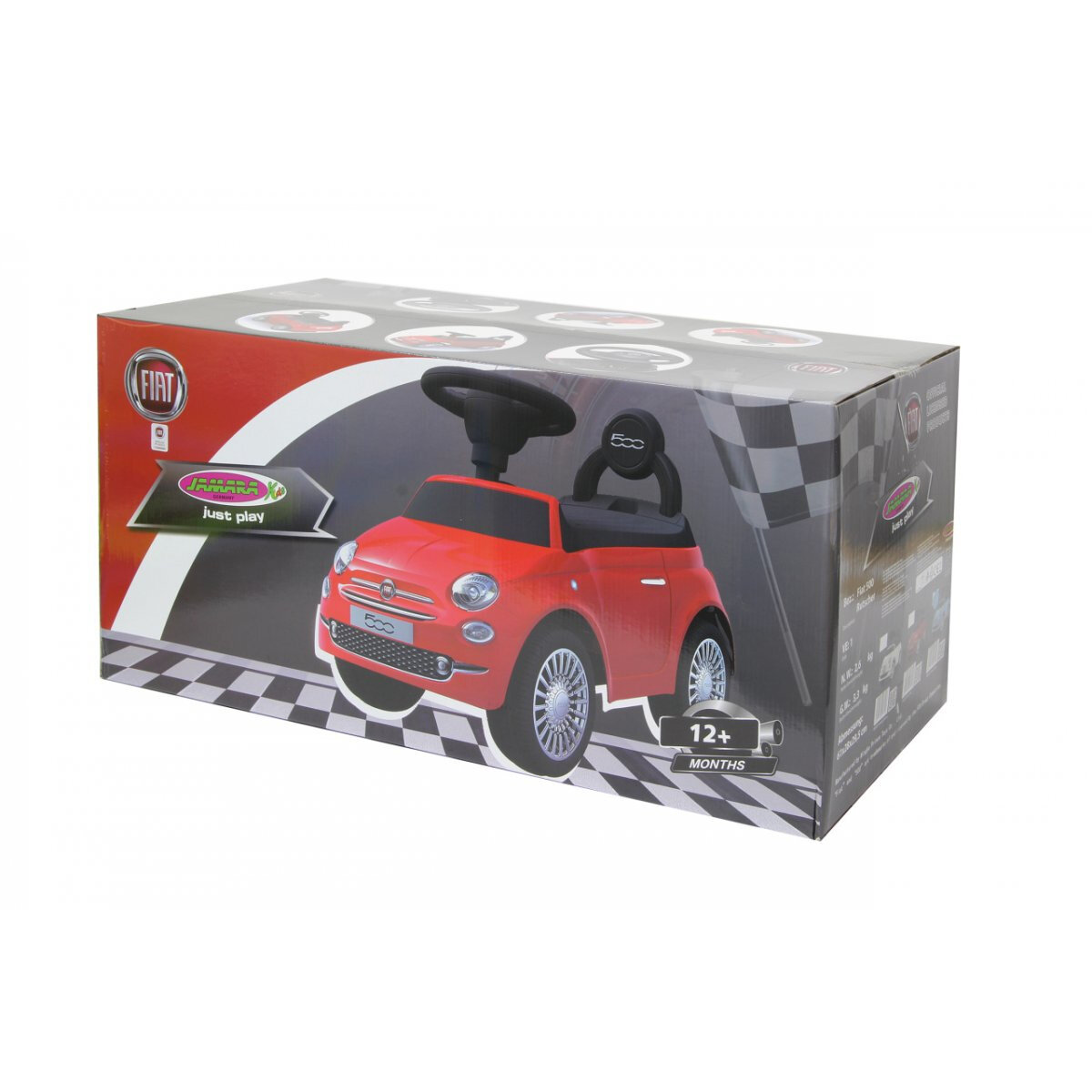 Jamara Jamara Rutschauto Fiat 500 Rot