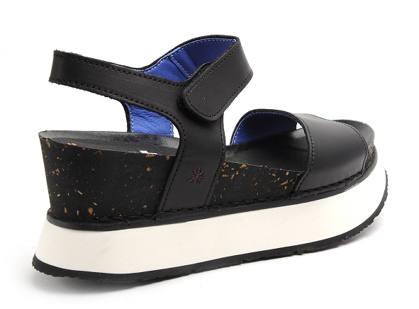 Art nu pieds talons femme santorini 1970 noir