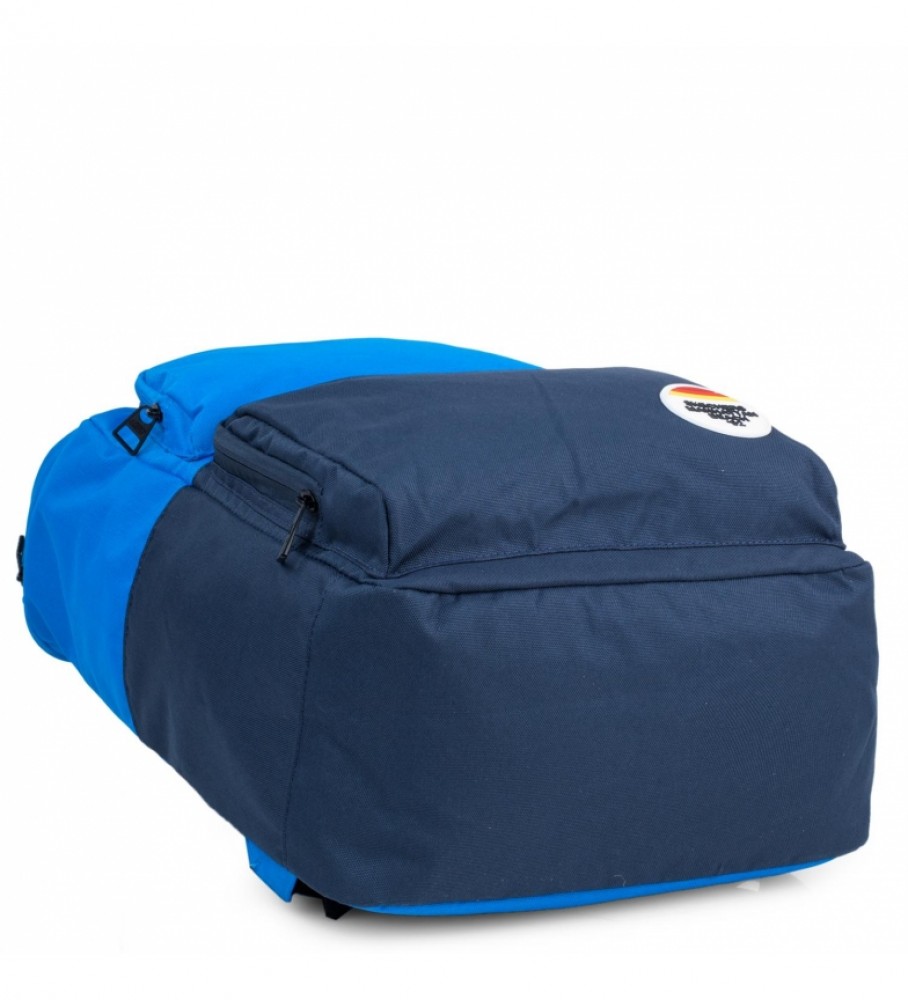 Mochila grande para laptop Skechers de 17 polegadas S908 preta - 47 x 30 x 15 cm -