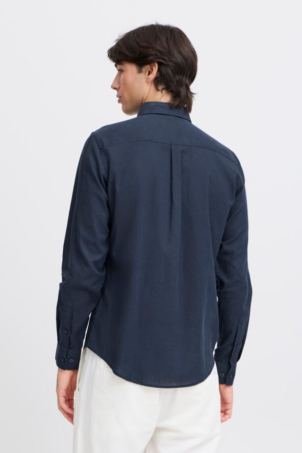 Casual Friday CFANTON LS BD shirt Dark navy
