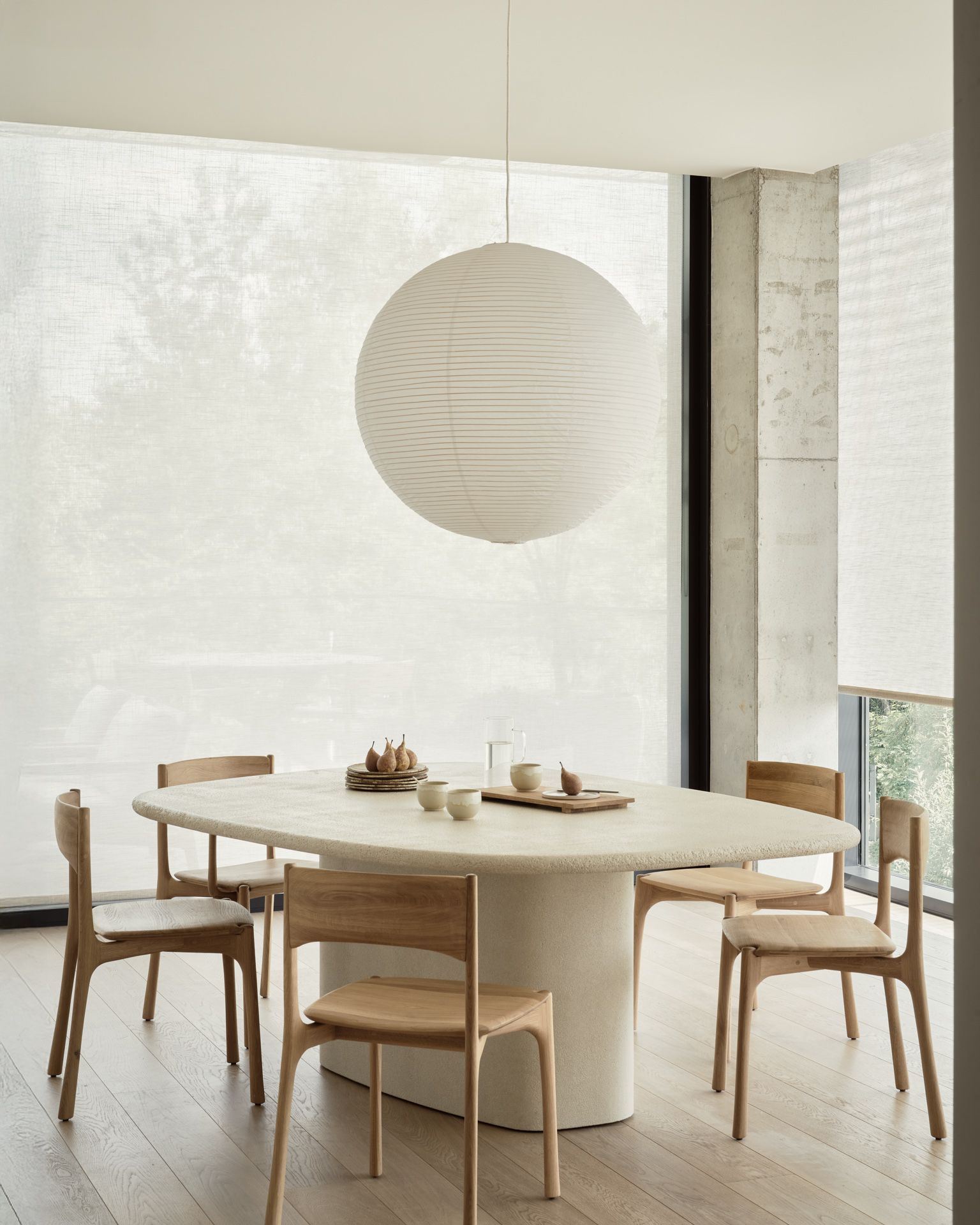 Eettafel Elements kiezel 200x143 cm