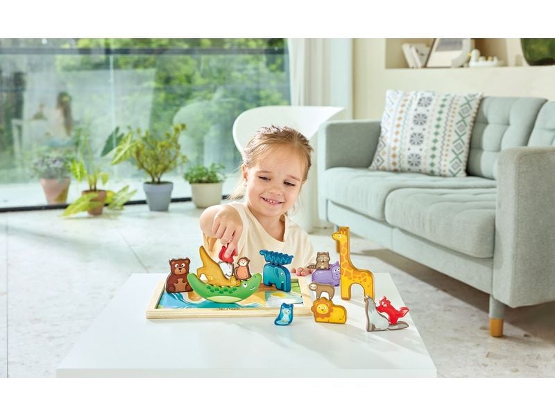 Hape Animal Kingdom Puzzle Tierreich-Puzzle aus Holz