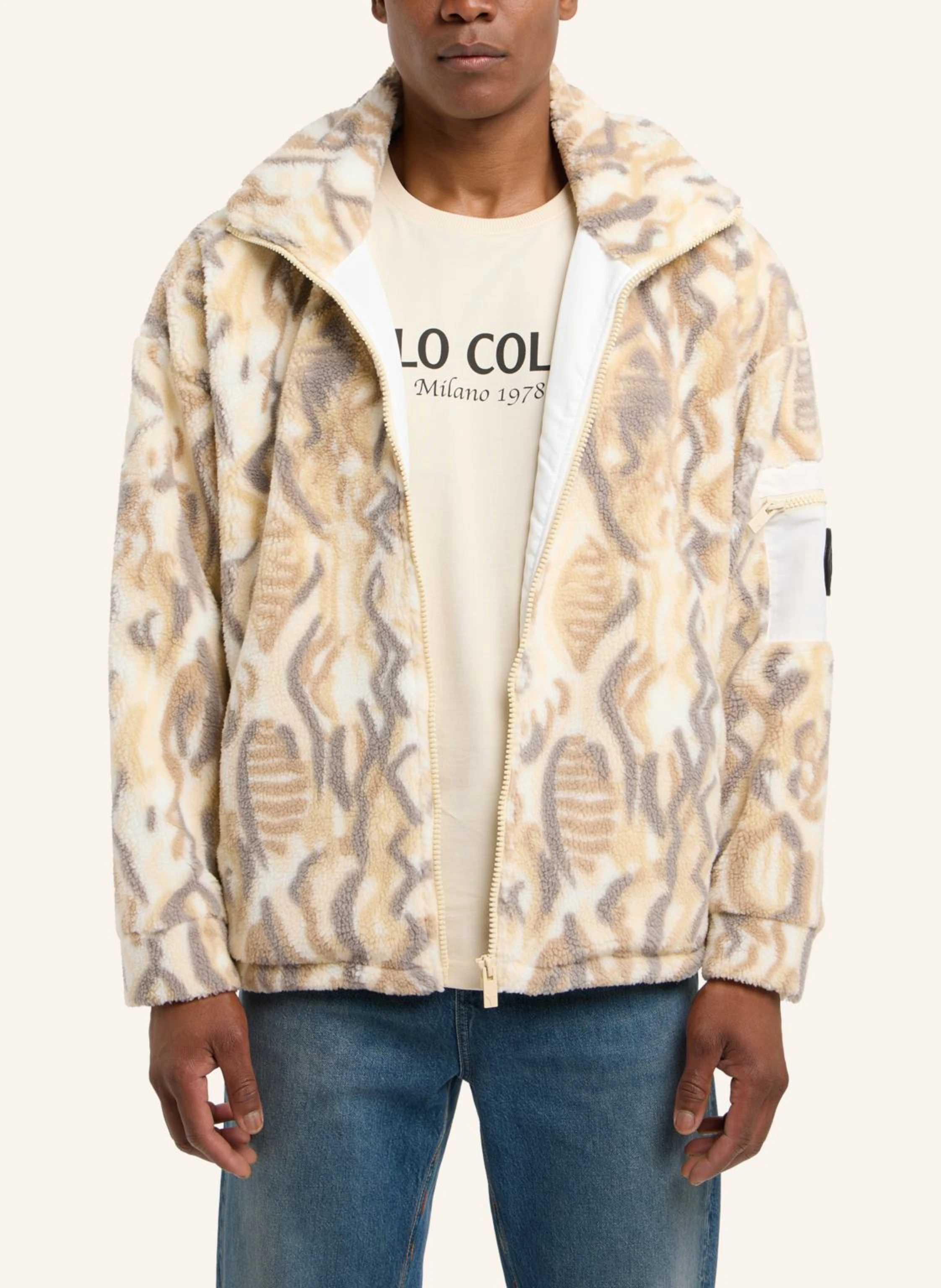 CARLO COLUCCI Unisex Oversize Teddyjacke DISPOTO