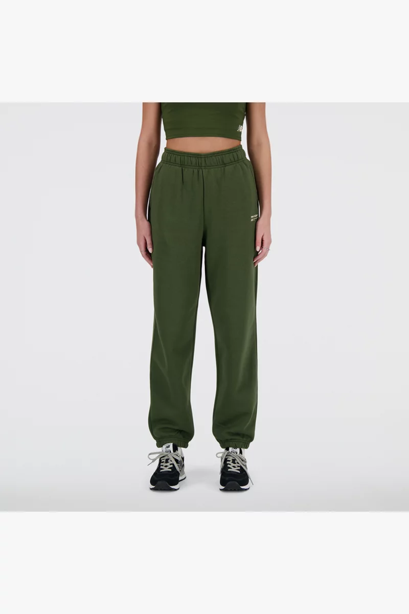New Balance Linear Heritage Brushed Back Fleece Damen Trainerhose