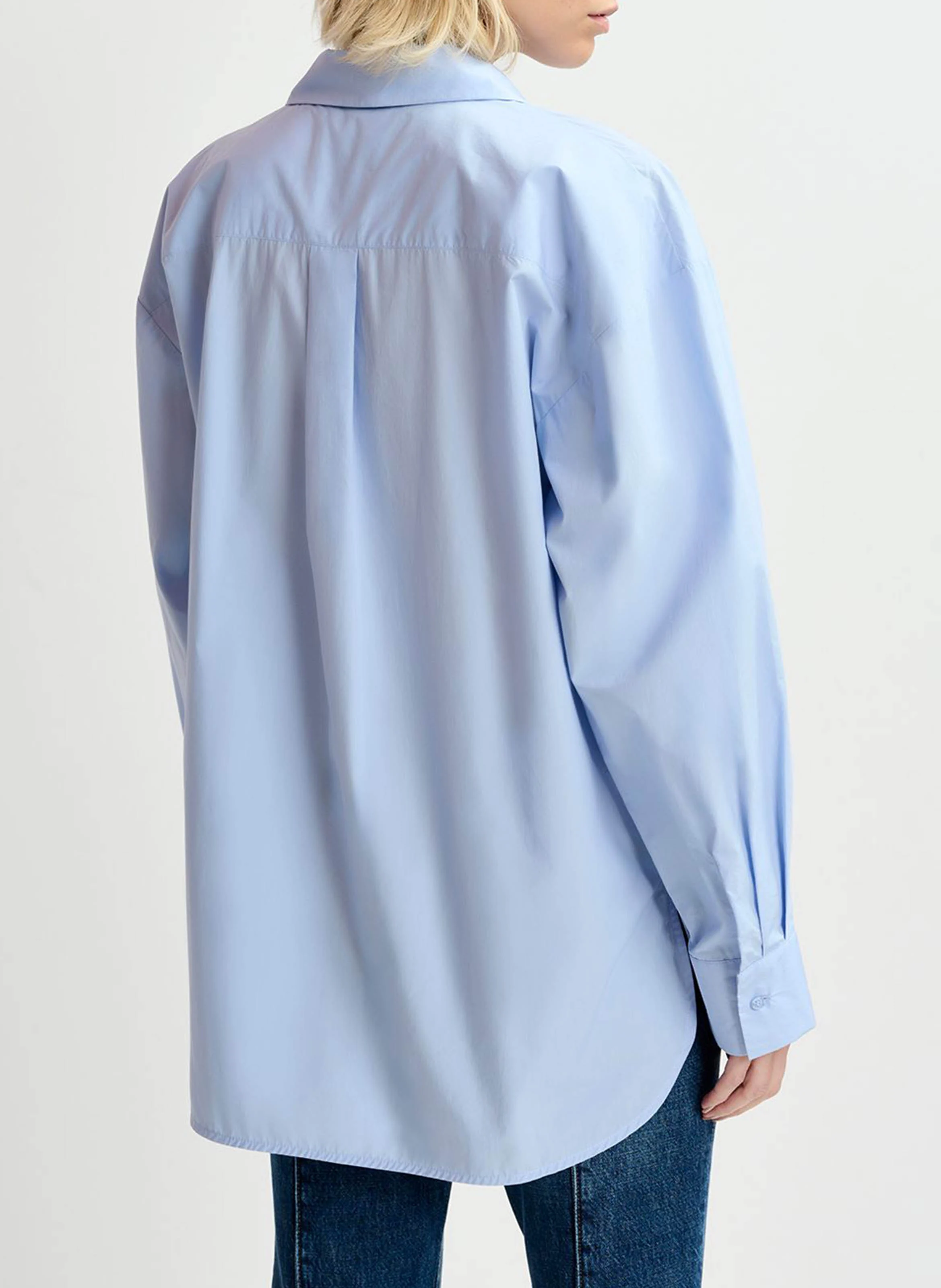 GET - Chemise col classique en coton | Bleu