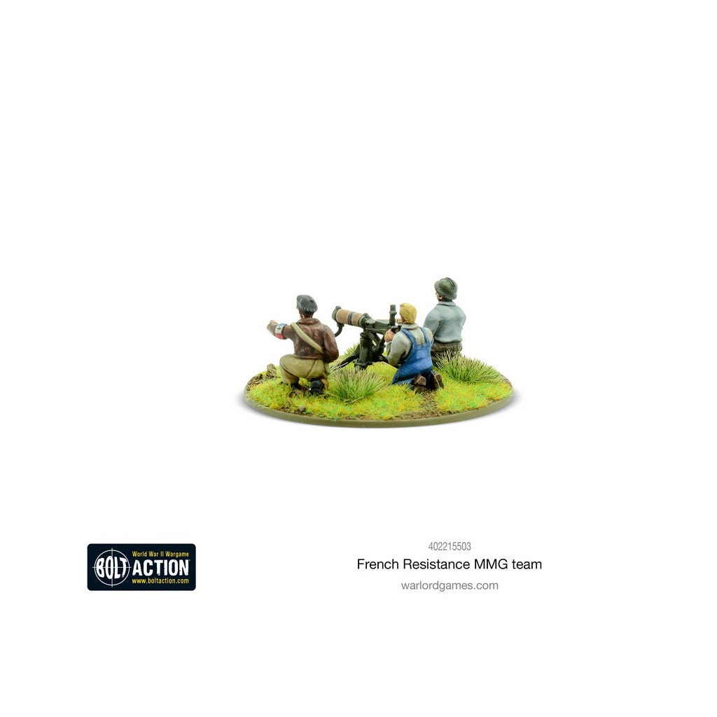 Bolt Action - French Resistance Light MMG Team