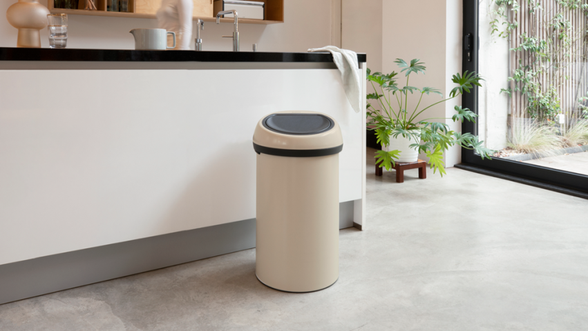 Touch Bin afvalemmer, 60 liter - Soft Beige