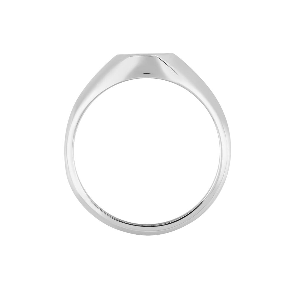 Chevalière Amaurie Argent Blanc Onyx