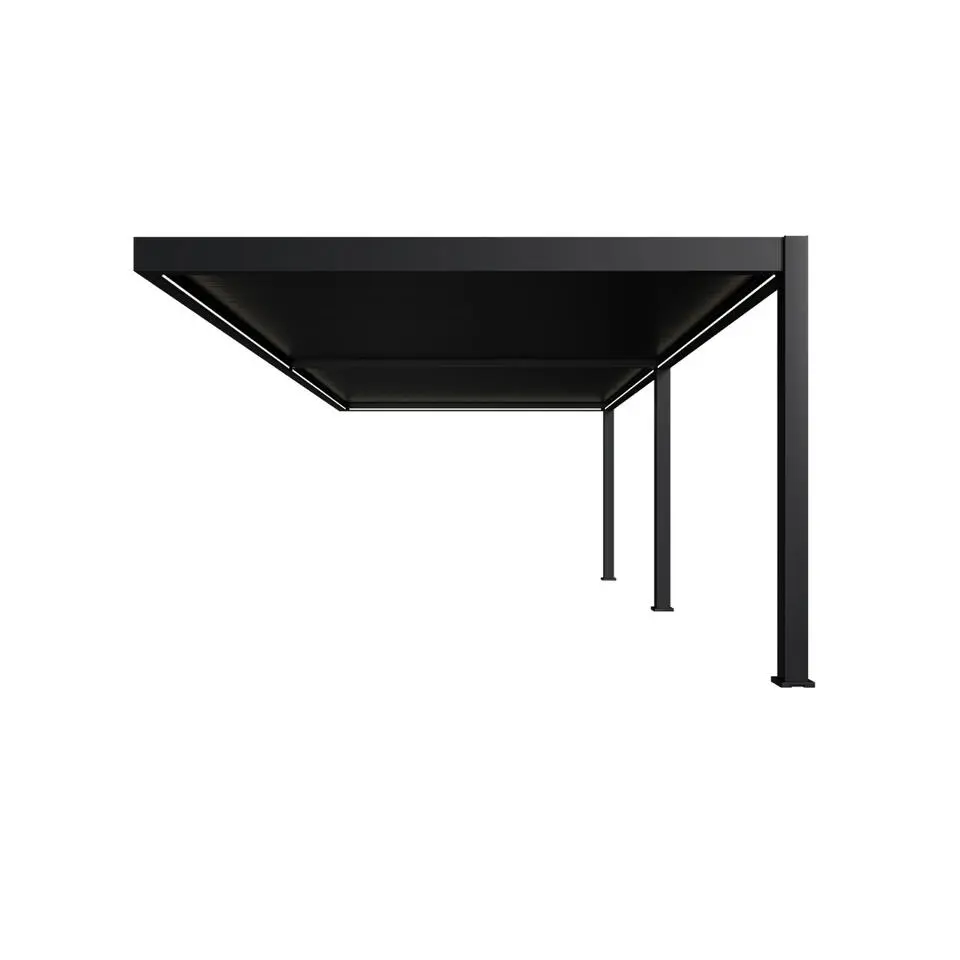 Orion Premium overkapping E-LED 400 x 800 cm antraciet