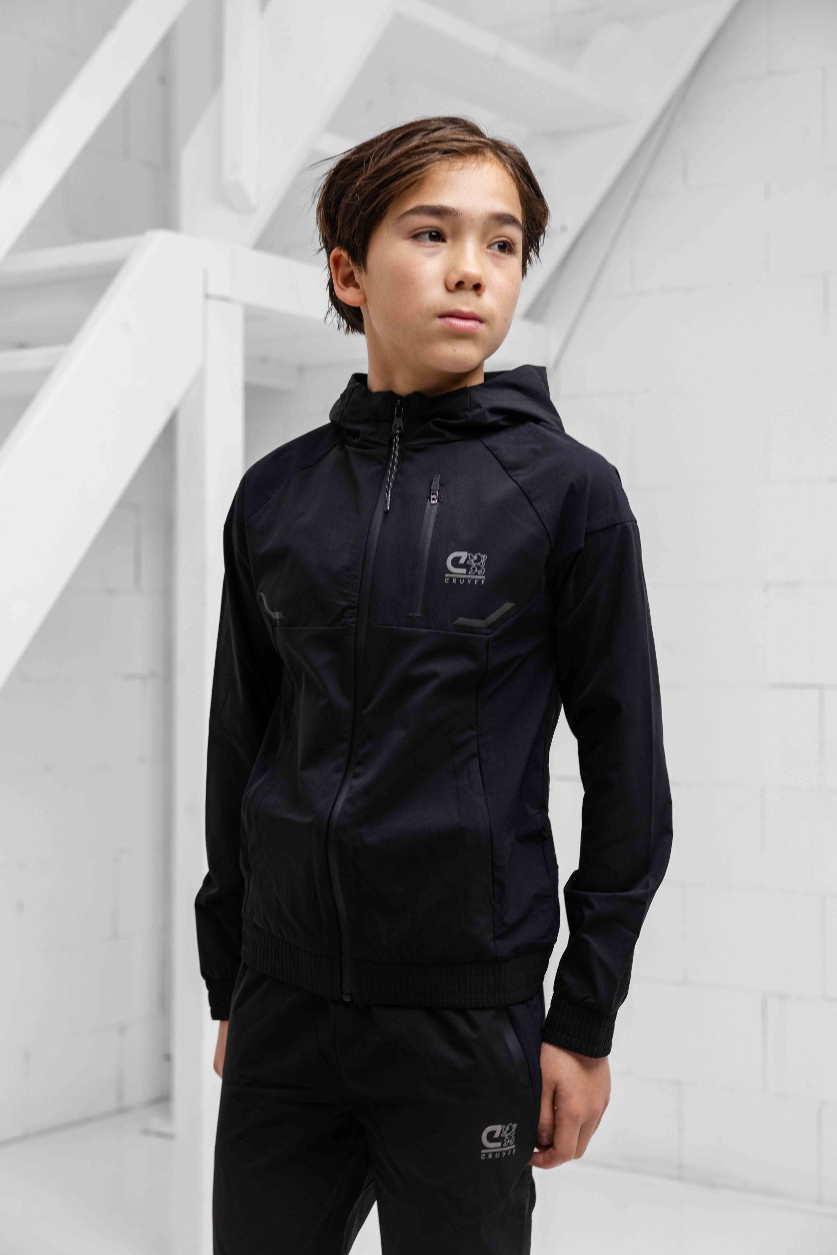 Cruyff Elite Trainingspak Kids Zwart