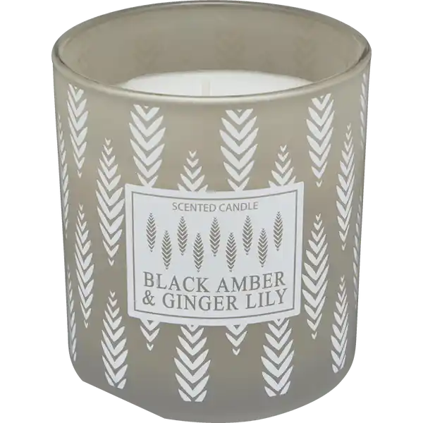 1-Docht Duftglas Boho Style Black Amber