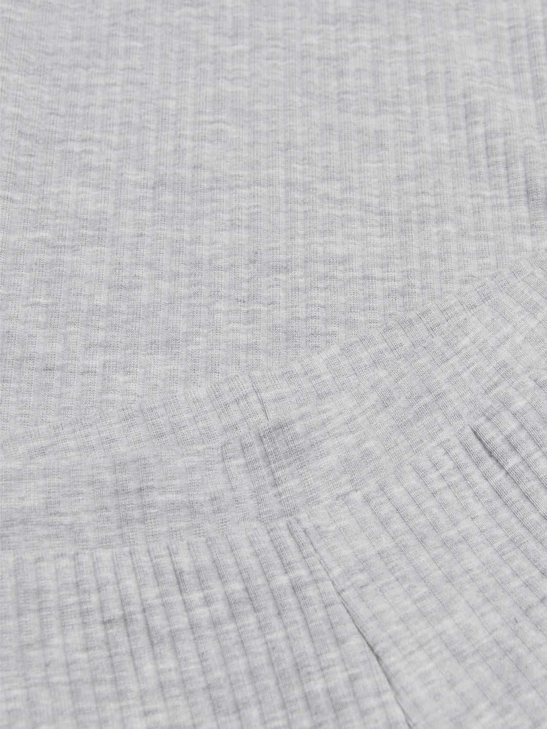 KOGNELLA Weiter Beinschnitt Hose mit weitem Beinschnitt Light Grey Melange