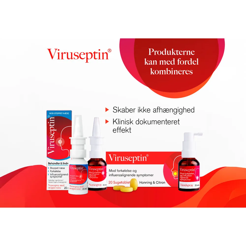Viruseptin® sugetabletter Honey & Lemon - 16 tabl.