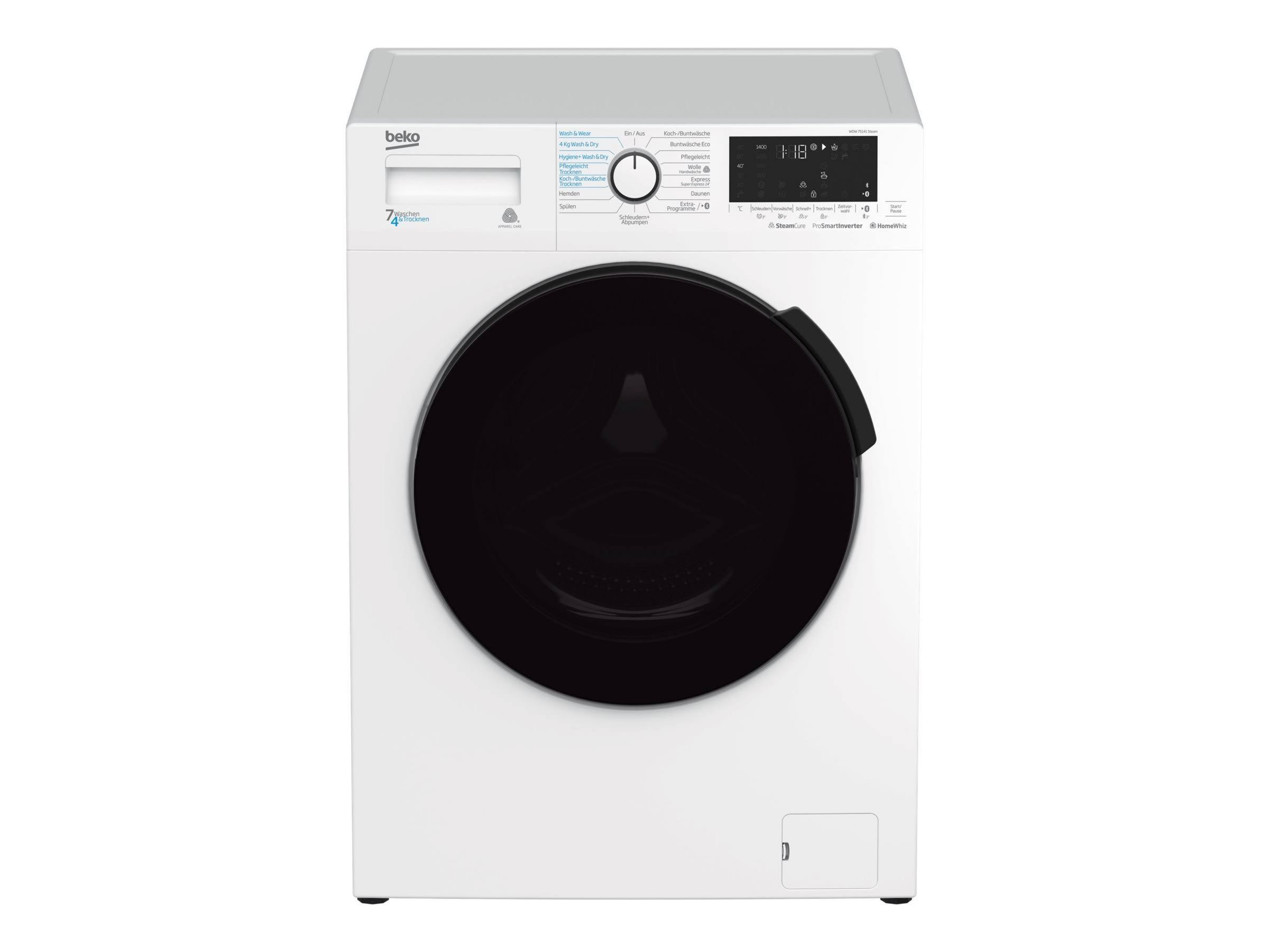 Beko WDW75141Steam1 Waschtrockner