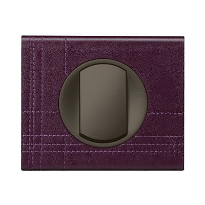 Plaque de finition simple Legrand Céliane pourpre couture