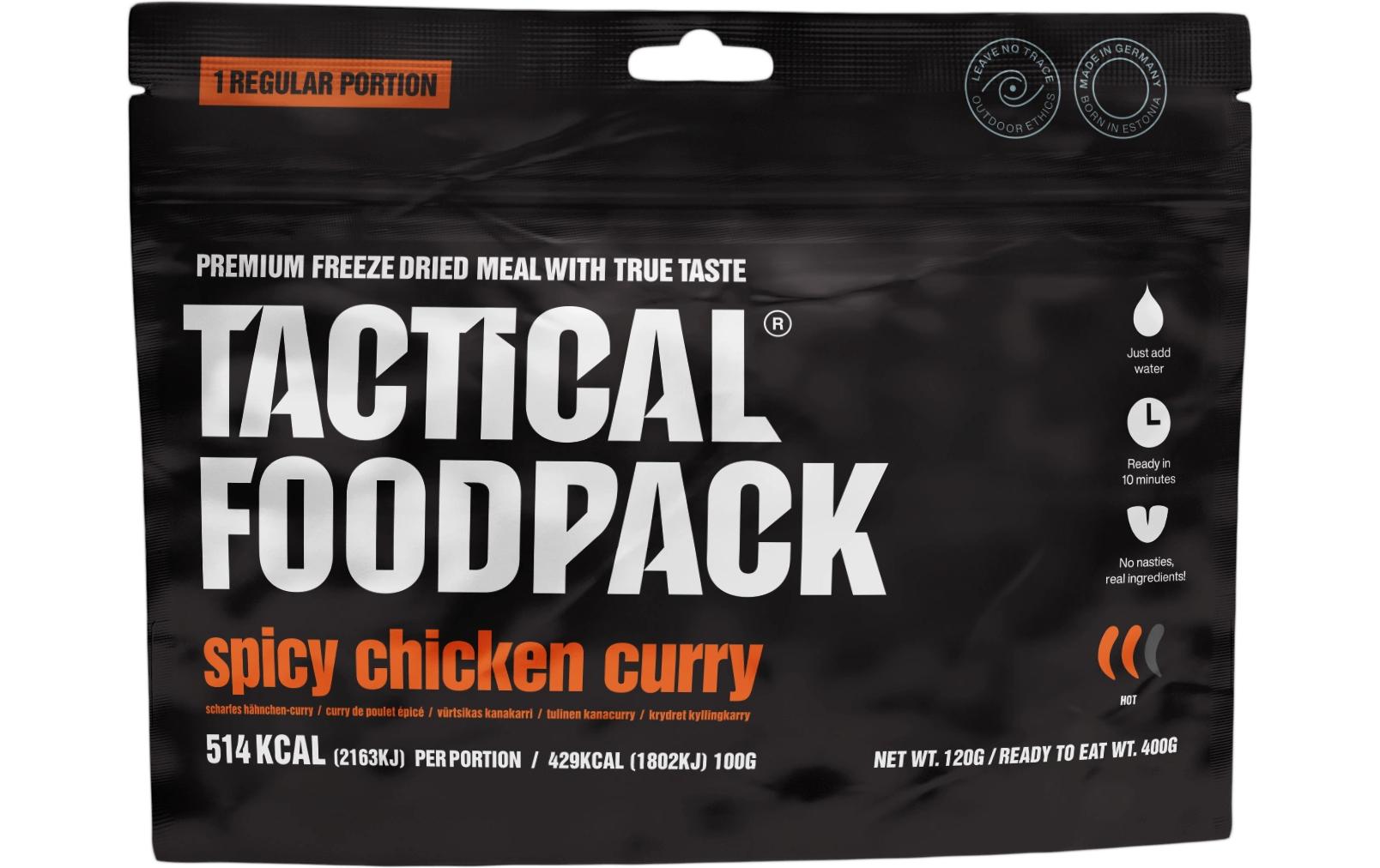 Hauptgericht Pikantes HühnercurryFertiggericht
