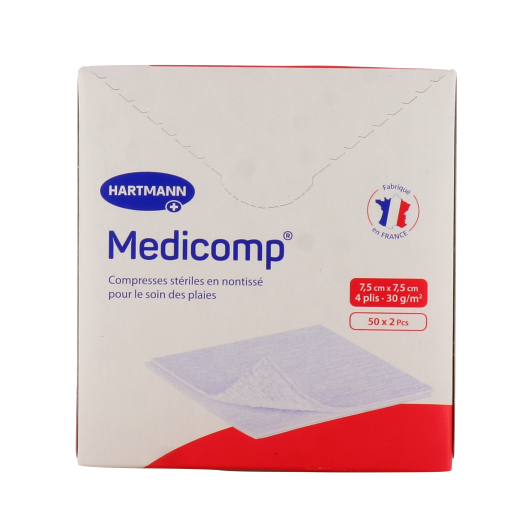 Compresses stériles en nontissé Hartmann Medicomp