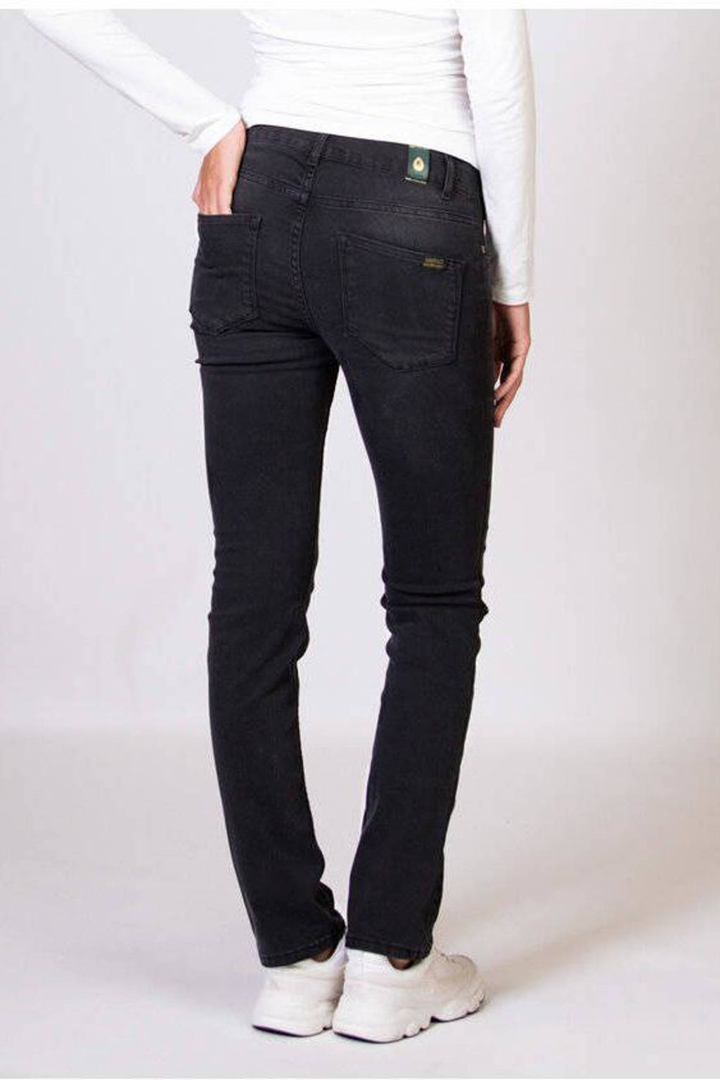 LOVE2WAIT low waist zwangerschaps straight leg jeans charcoal