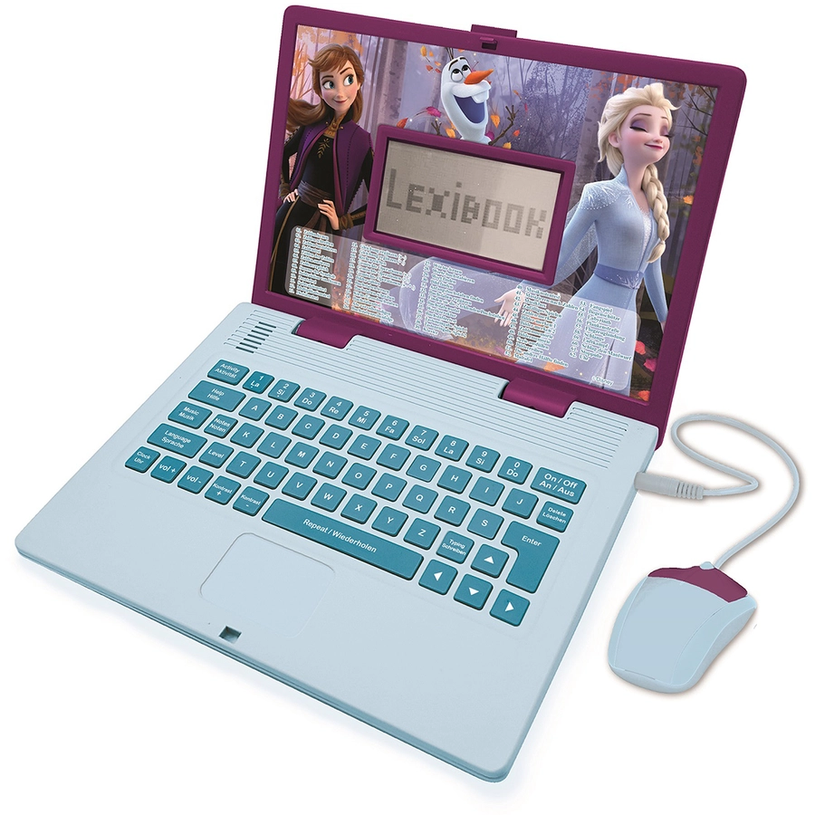 LEXIBOOK  Die Eiskönigin - Zweisprachiger Laptop, Englisch und Deutsch
