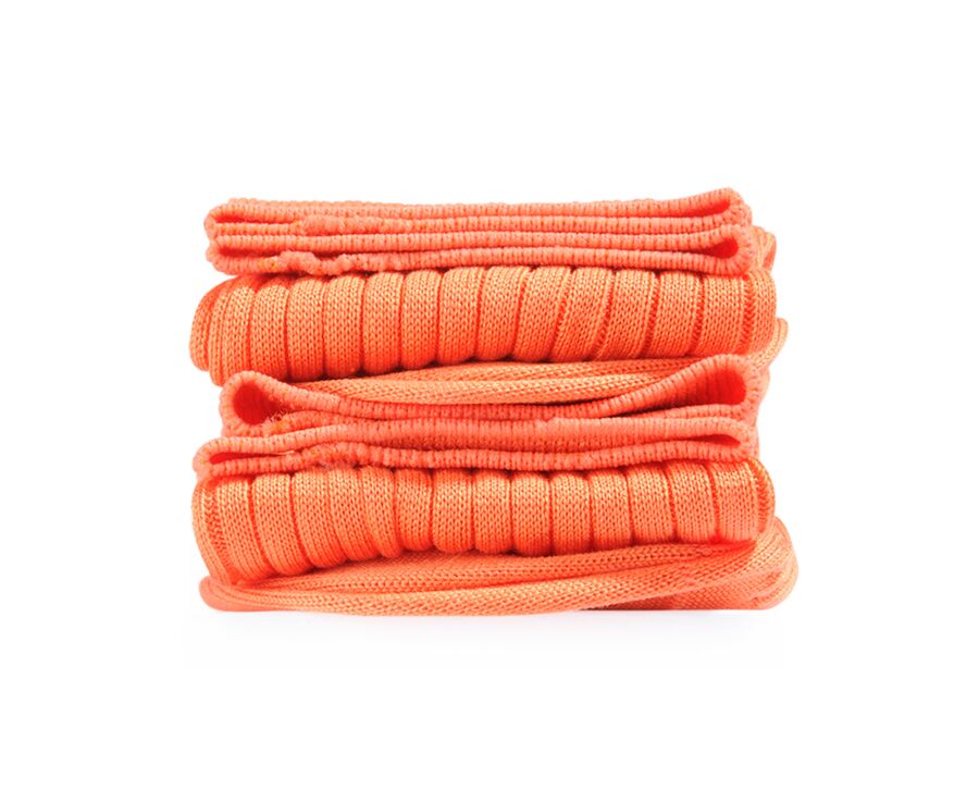 Chaussettes ville homme fil d’Écosse Orange