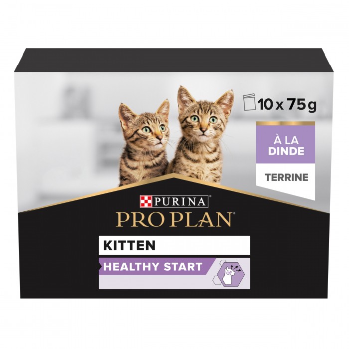PRO PLAN Healthy Start Kitten en terrine à la Dinde - Pâtée pour chaton