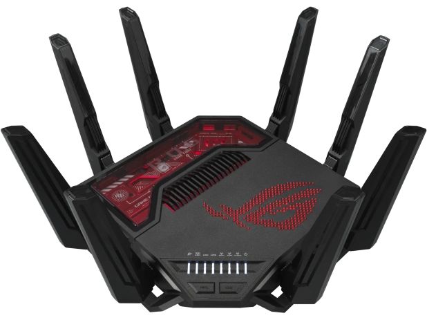 ASUS ROG Rapture GT-BE19000 Ultraschnelles WiFi 7 (802.11be) mit neuen 320-MHz-Kanälen im 6-GHz-Band