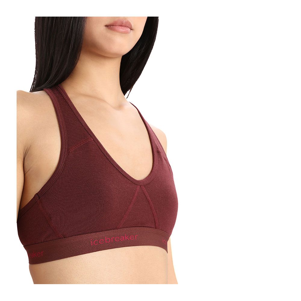 Icebreaker SPRITE - Brassière Femme espresso