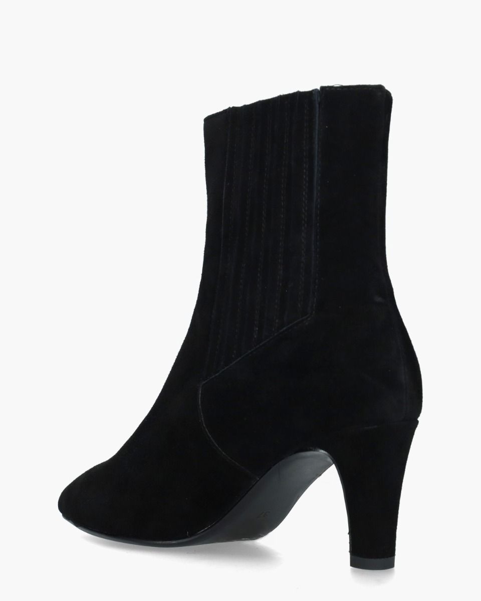 Di Lauro Calandra Zwart Dames Chelseaboots