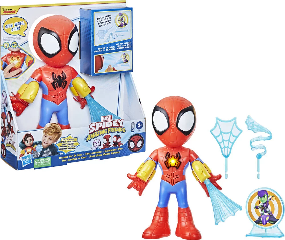 SPIDEY AMAZING FRIENDS - FIGURINE 30 CM ELECTRONIQUE