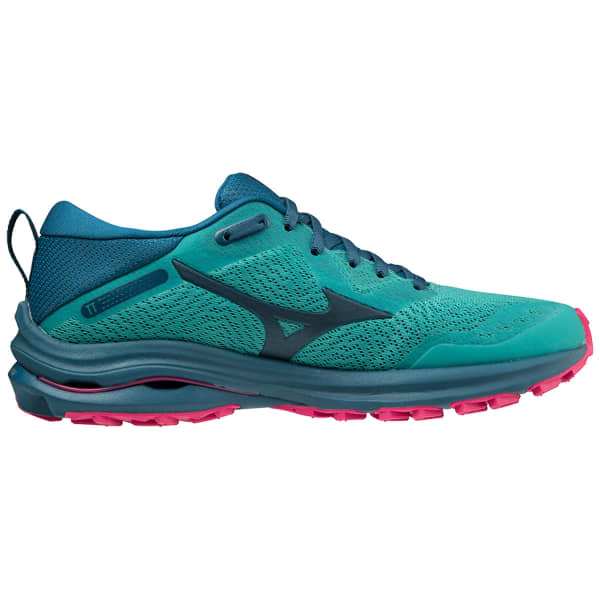 Chaussure trail MIZUNO WAVE RIDER TT W LAGOON/MOROCCAN BLUE/PINK PEACOCK
