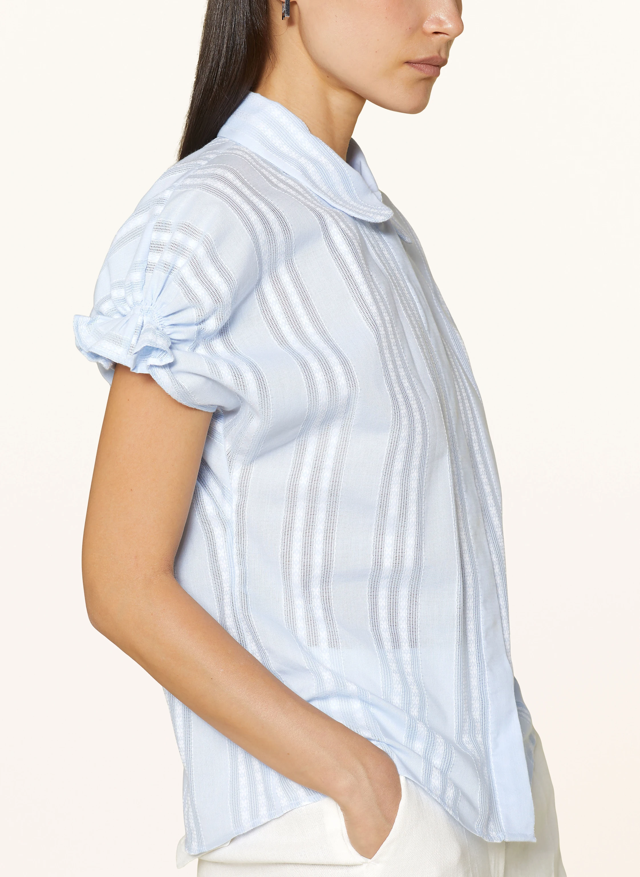 ÉMANOU Bluse DARIA mit Lochspitze