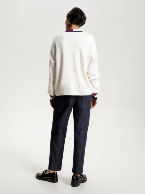 Cardigã Global Stripe Relaxed Fit