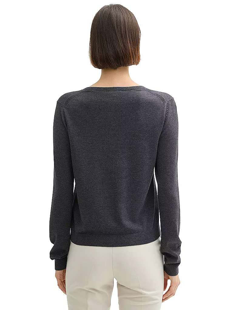 TOM TAILOR Strickjacke grau