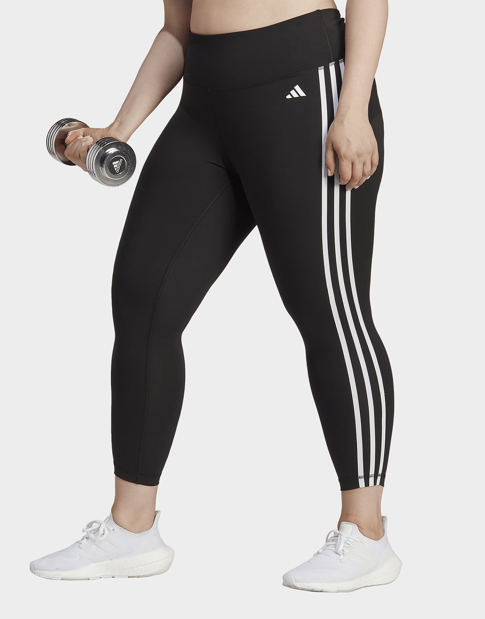 adidas Legging 7/8 taille haute à 3 bandes Train Essentials (Grandes tailles)