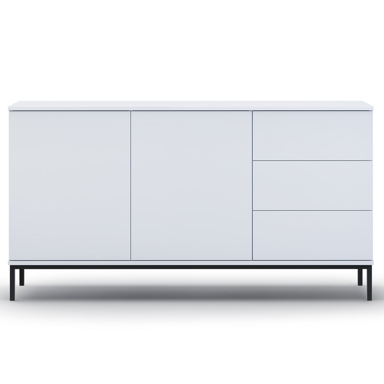 Cosmopolitan Design Commode Query blanche - 150x41x80 cm