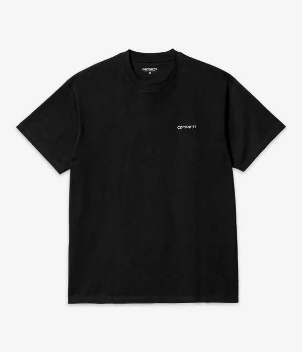 Carhartt WIP Script Embroidery T-Shirt (black white black)