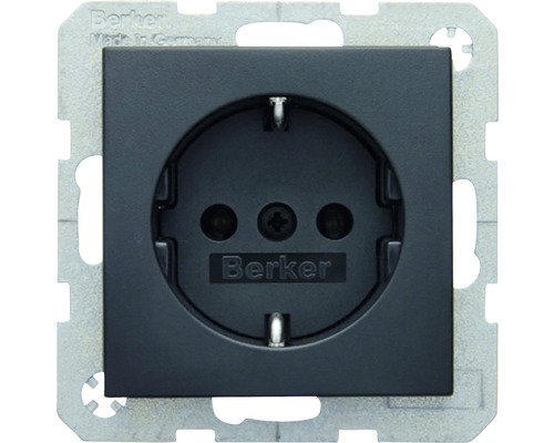 Berker 47431606 Stopcontact S.1 antraciet/mat