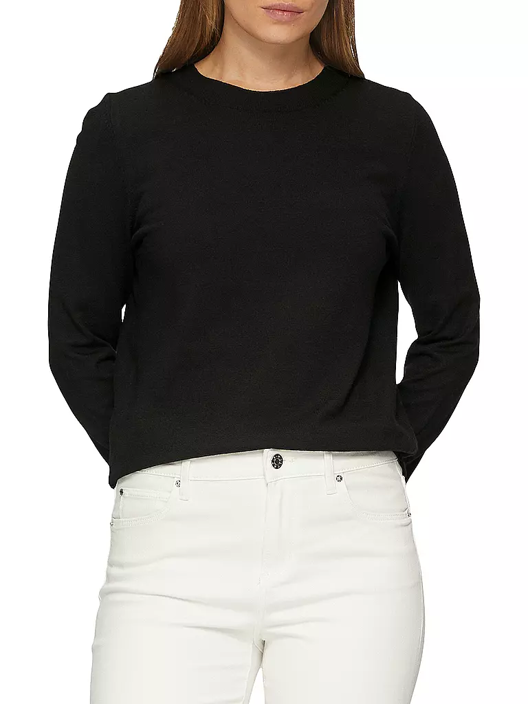 S.OLIVER Pullover schwarz
