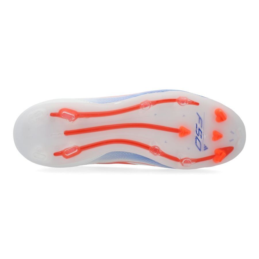 adidas F50 Pro FG Advancement - Blanc/Rouge/Bleu Enfant