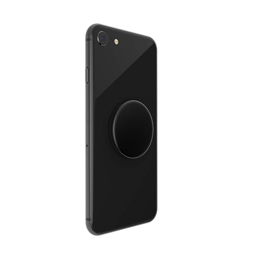 PopGrip Premium Finger Griff Halterung (Austauschbarer Top) für Smartphones / Tablets (800857) - Aluminium Black
