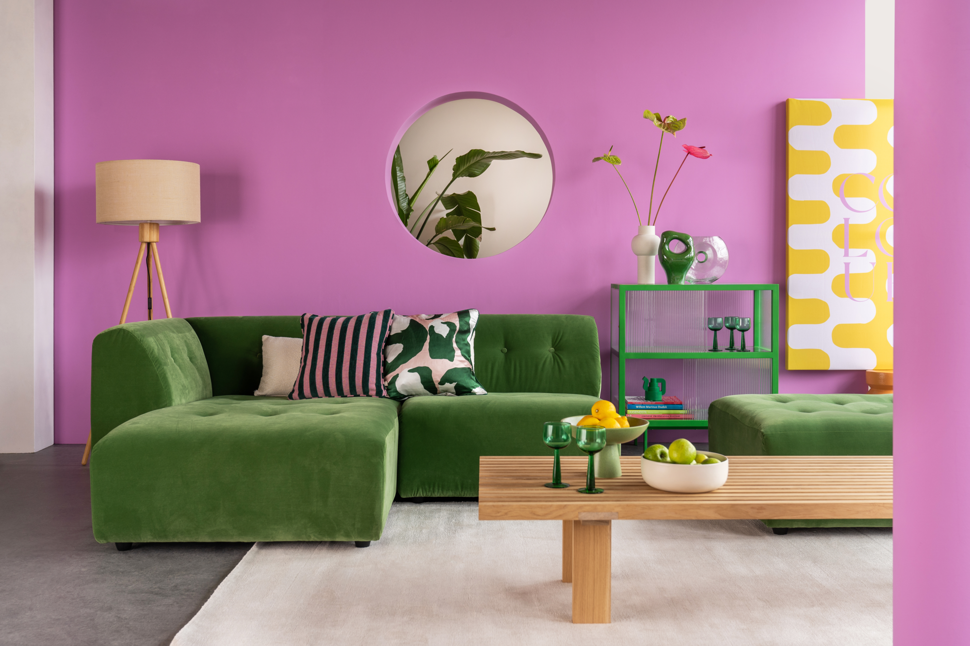Bank Vint element rechts royal velvet green