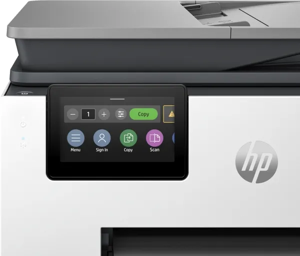 HP Officejet Pro 9130b All-in-One - Multifunktionsprinter - farve - blækprinter - Legal (216 x 356 mm) (original) - A4/Legal (medie) - op til 23 spm (kopiering) - op til 25 spm (udskriver) - 250 ark - 33.6 Kbps - USB 2.0, LAN, Wi-Fi(ac), USB vært - c