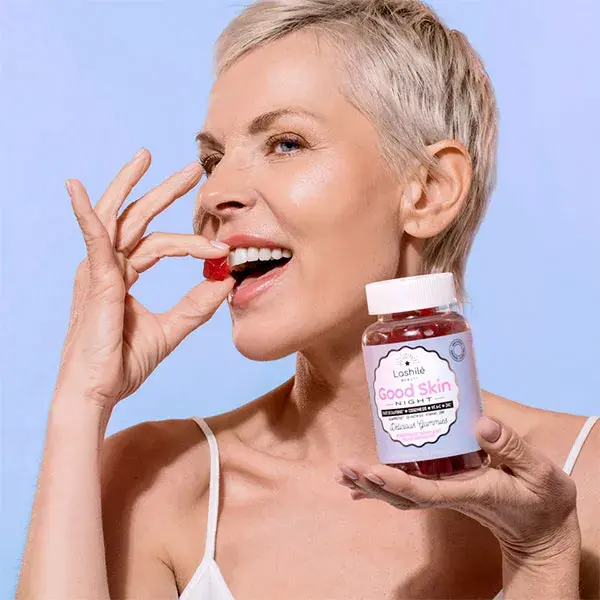Lashilé Beauty Good Skin Night Revitalize a Pele Durante a Noite - 60 Gomas
