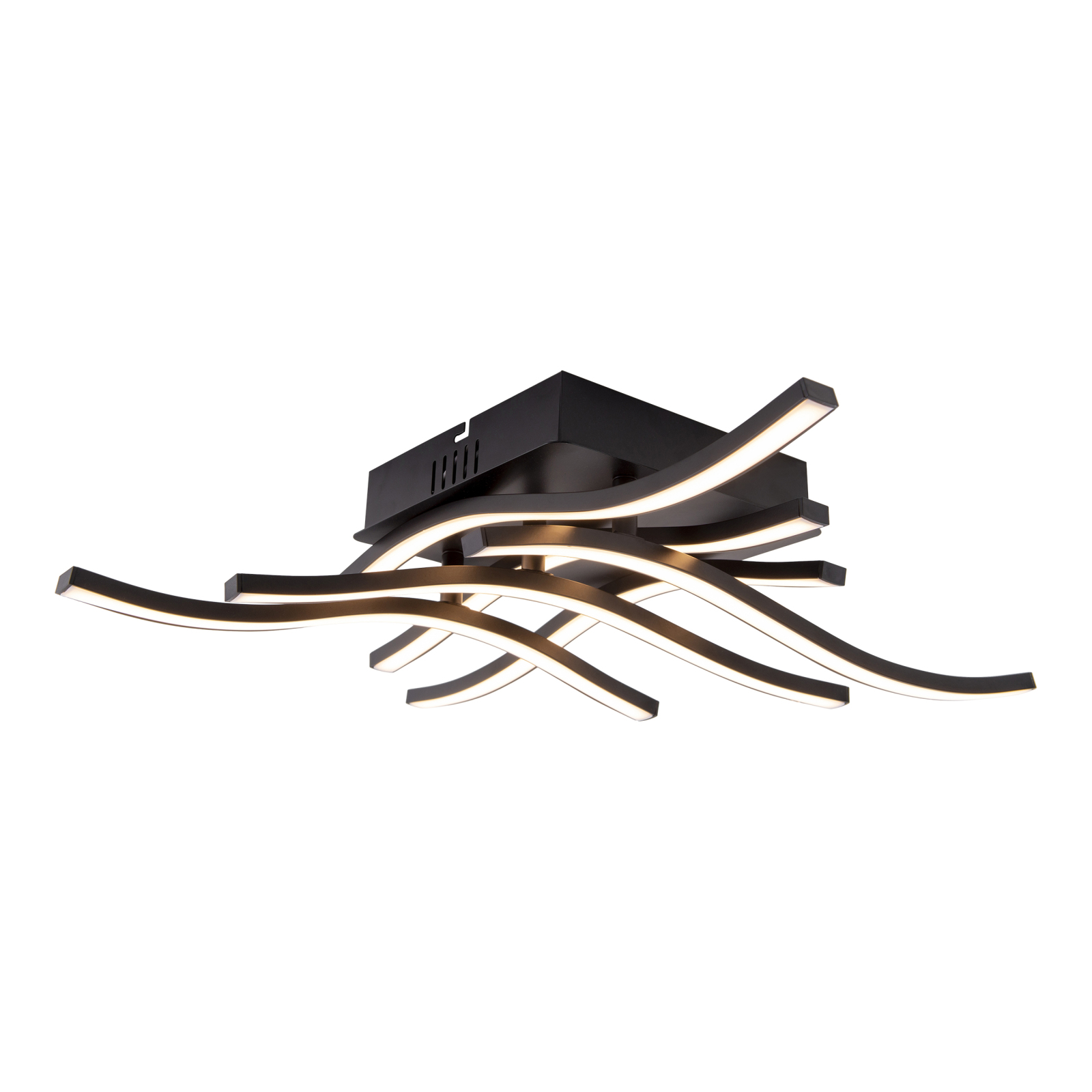 LED-Deckenleuchte - schwarz - 50 cm
