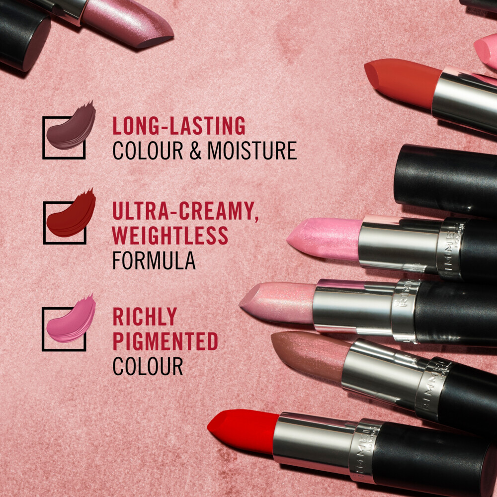 Rimmel Lasting Finish Satin Lipstick 360 Pumpkin Peach4 gr