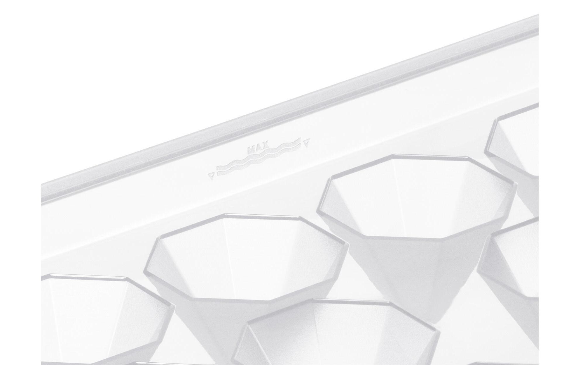 Eiswürfelbehälter Diamond TransparentEiswürfel in Diamantenform